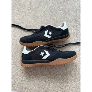 Converse Run Star Trainer Low-Top Black White Egret Gum Honey Womens 6.5 Mens 5